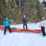 MMTA volunteers will dilapidated canoe